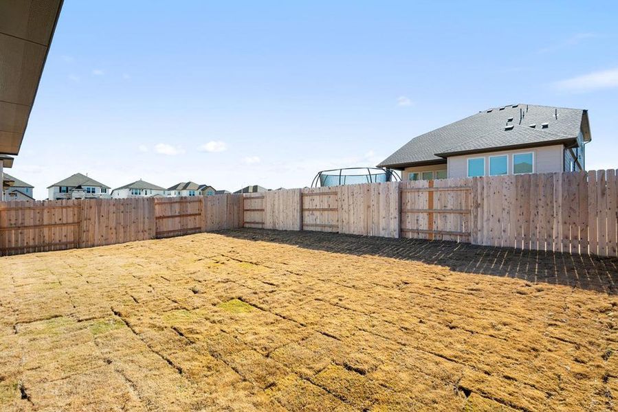 Exterior details and patio area of a home in Park Central, Georgetown (Image 27).