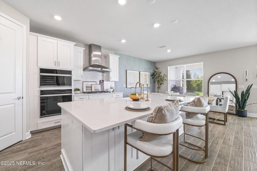 Furnished interior view inside a new home in The Cove at Beachwalk, St. Johns (Image 6). Furnished interior view inside a new home in The Cove at Beachwalk, St. Johns (Image 6).