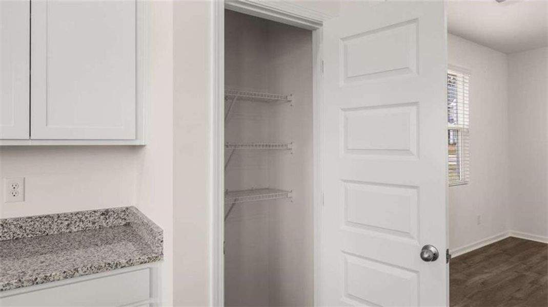 Furnished interior view inside a new home in Oakchase at Hampton, Hampton (Image 5). Furnished interior view inside a new home in Oakchase at Hampton, Hampton (Image 5).