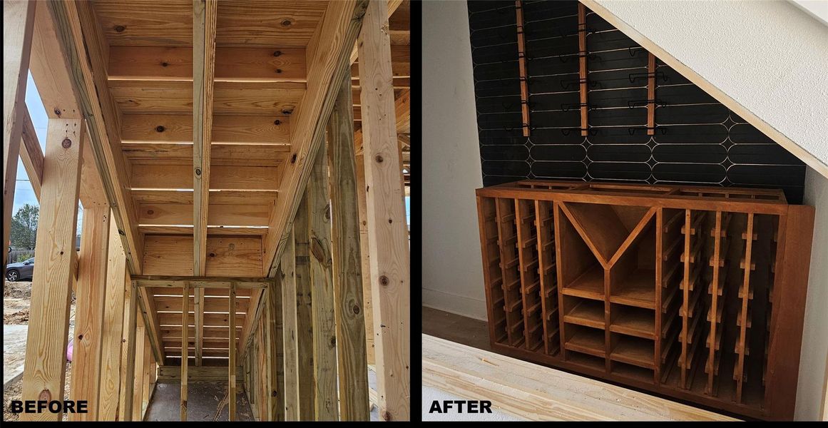 What's beneath the stairwell?...