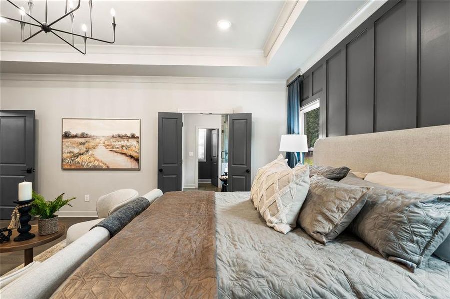 Furnished interior view inside a new home in Palisades, Cumming (Image 6).