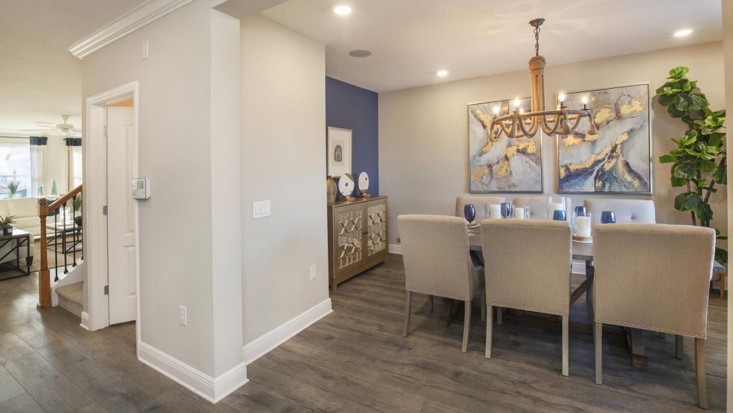 Representative furnished interior of a home built from the Carlisle by Maronda Homes in Crosswinds, Haines City (Image 18).