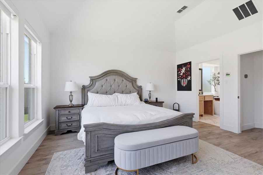 Furnished interior view inside a new home in Valencia on The Lake, Little Elm (Image 26).
