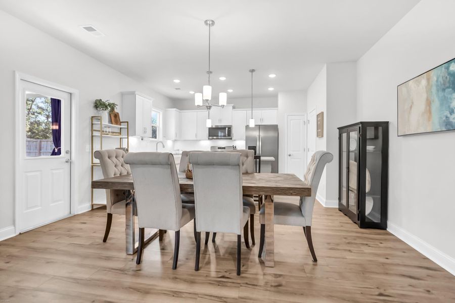 Furnished interior view inside a new home in Sea Island Preserve, Johns Island (Image 31).
