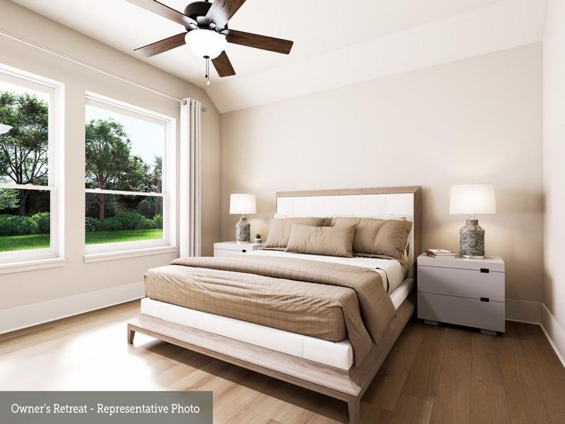 Furnished interior view inside a new home in Austin Point, Richmond (Image 1).