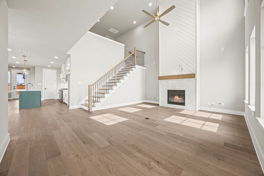 Spacious, unfurnished interior of a new home in Fields, Frisco (Image 22). Spacious, unfurnished interior of a new home in Fields, Frisco (Image 22).