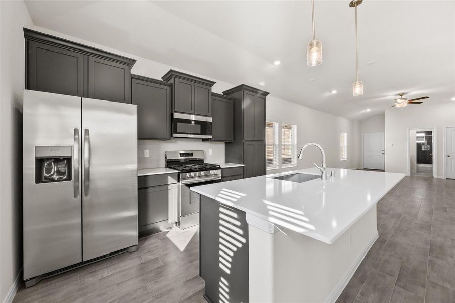 Furnished interior view inside a new home in Enclave at Dobbin, Magnolia (Image 6).