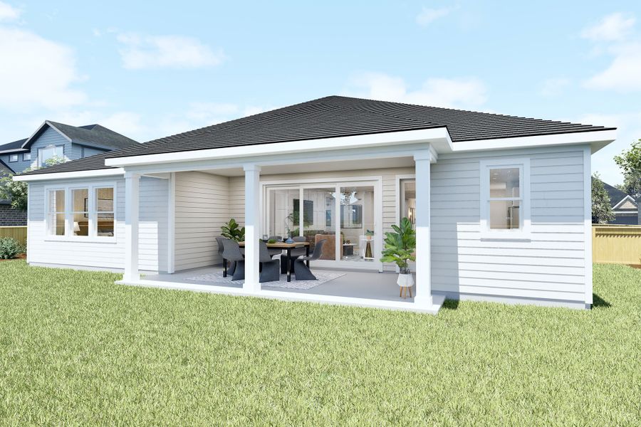 Representative exterior details of a home built from the The Fennel by David Weekley Homes in The Preserve at Laurelton – Haven Collection, Green Cove Springs (Image 4).