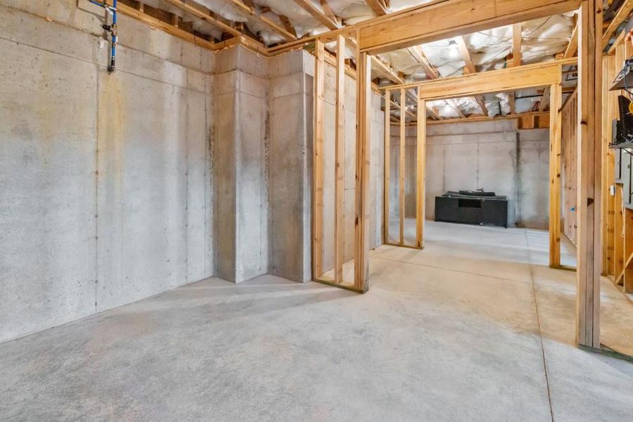 In-progress construction of a new home in , Flowery Branch, GA (Image 59).