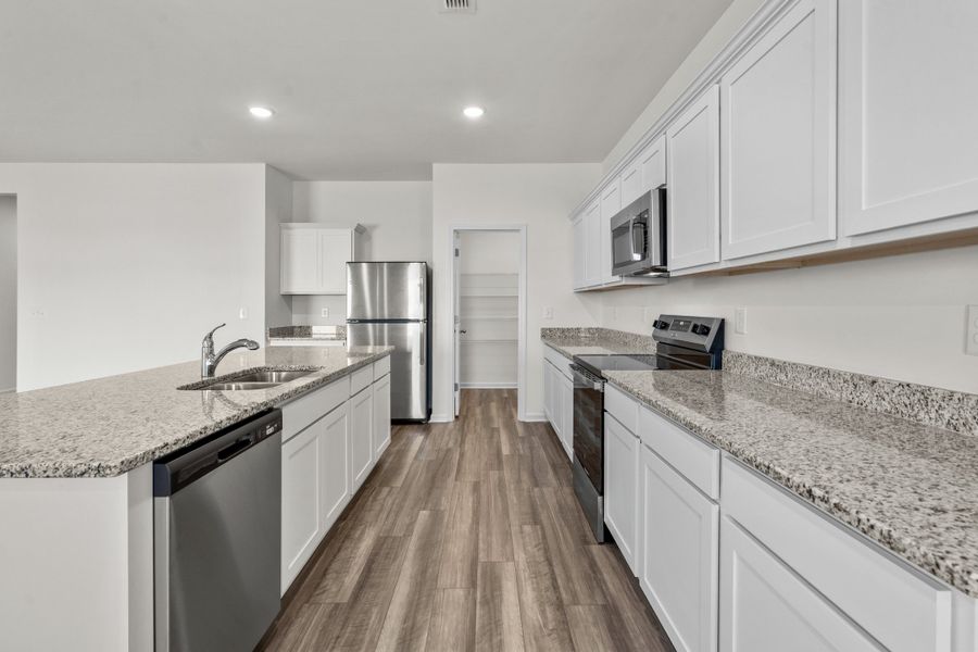 Representative furnished interior of a home built from the Europa by Starlight Homes in Andalusia, Loris (Image 10).