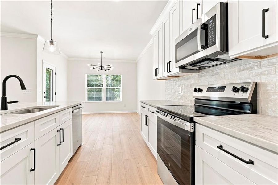Furnished interior view inside a new home in , Rydal (Image 10).