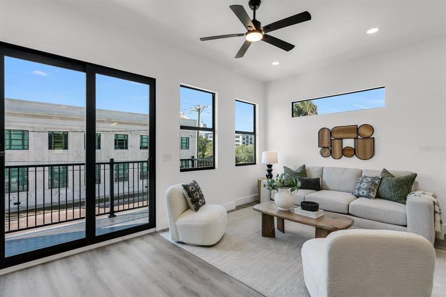 Furnished interior view inside a new home in , Tampa (Image 11).