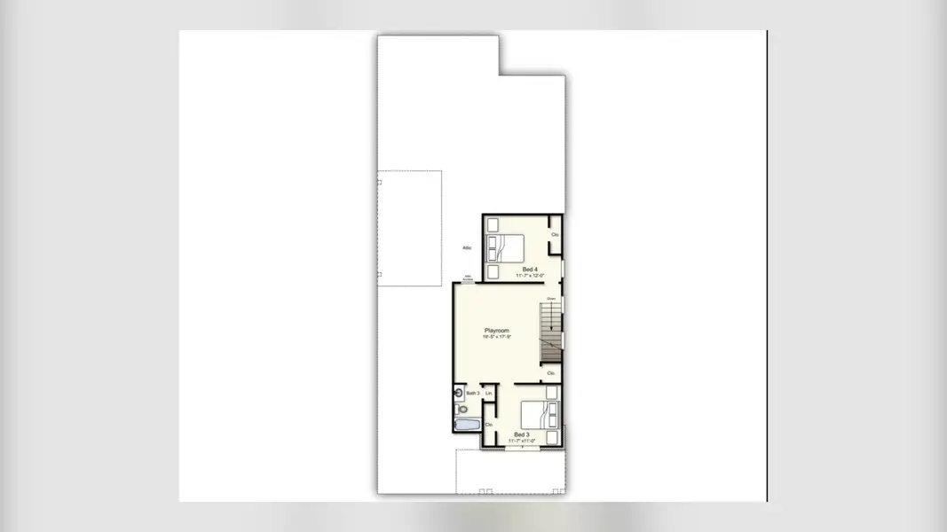 2D floor plan layout of this home in Lockwood, Collierville, TN (Image 3). 2D floor plan layout of this home in Lockwood, Collierville, TN (Image 3).