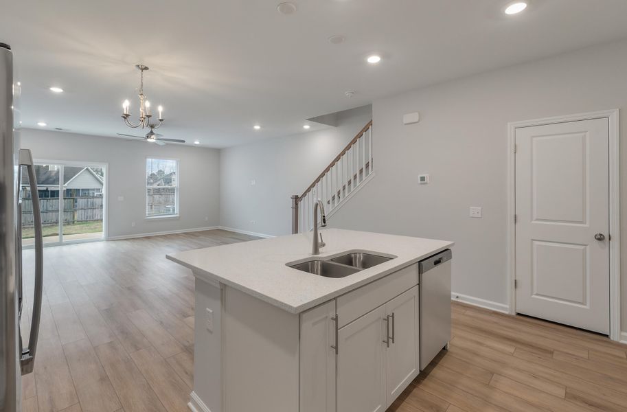 Furnished interior view inside a new home in The Landings at Montague, Goose Creek (Image 23).