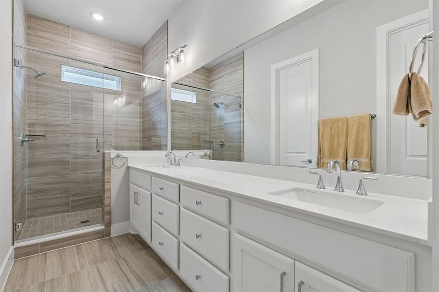 Furnished interior view inside a new home in Newman Village Townhomes, Frisco (Image 18). Furnished interior view inside a new home in Newman Village Townhomes, Frisco (Image 18).