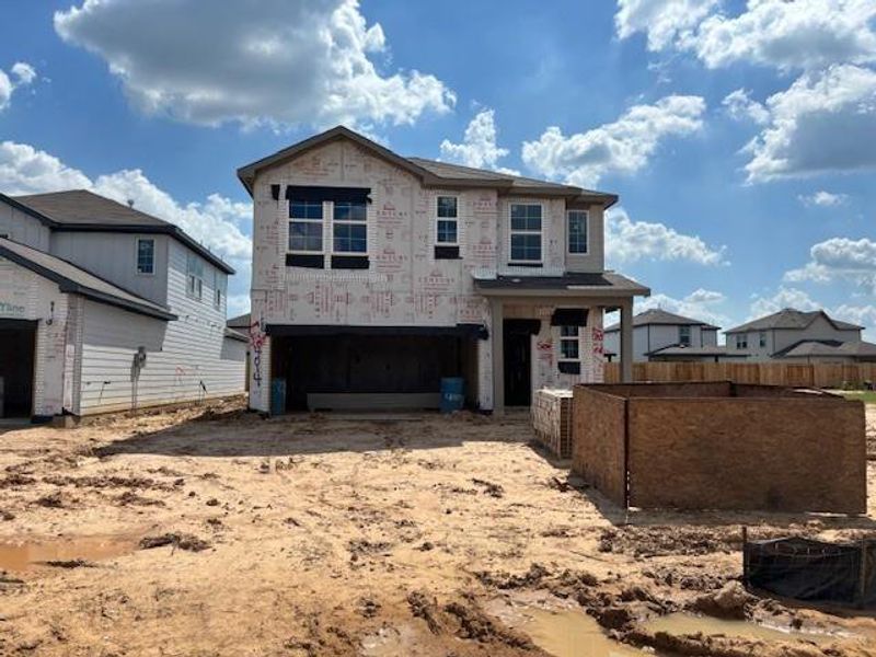 In-progress construction of a new home in Laurel Farms, Brookshire, TX (Image 23).