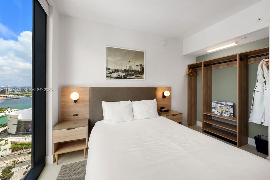 Furnished interior view inside a new home in , Miami (Image 14).