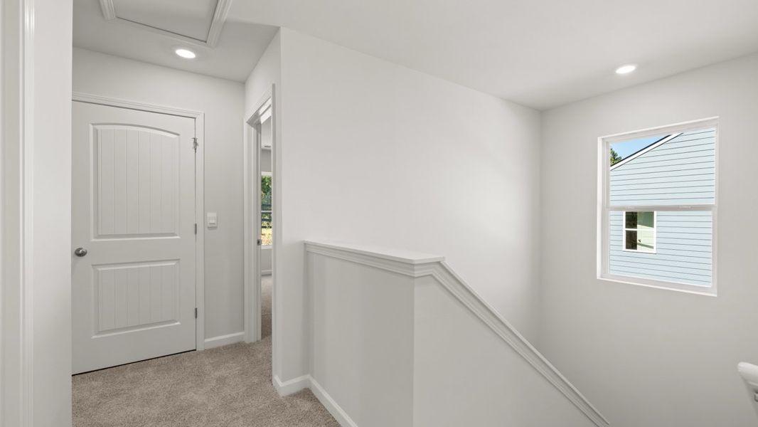 Representative unfurnished interior of a home built from the Belhaven by D.R. Horton in Creekview, Atlanta (Image 19).