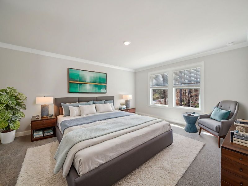 Furnished interior view inside a new home in Martin Springs - Estate Series, Lawrenceville (Image 7).