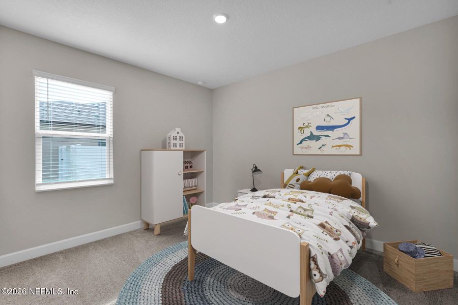 Furnished interior view inside a new home in , Jacksonville (Image 10).