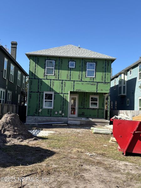 In-progress construction of a new home in , Jacksonville, FL (Image 3).