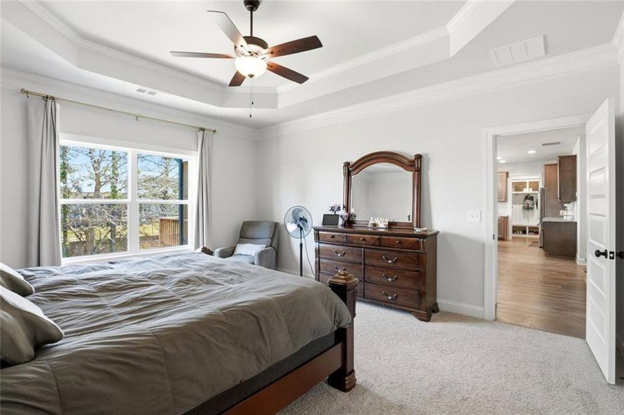 Furnished interior view inside a new home in Calgary Downs, Winder (Image 9).