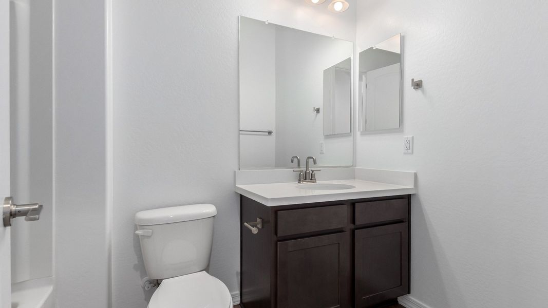Furnished interior view inside a new home in Hacienda at Estrella, Goodyear (Image 13).