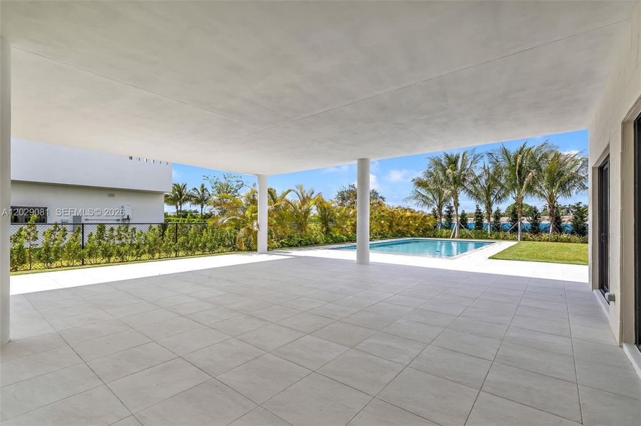 Exterior details and patio area of a home in , Weston (Image 29).