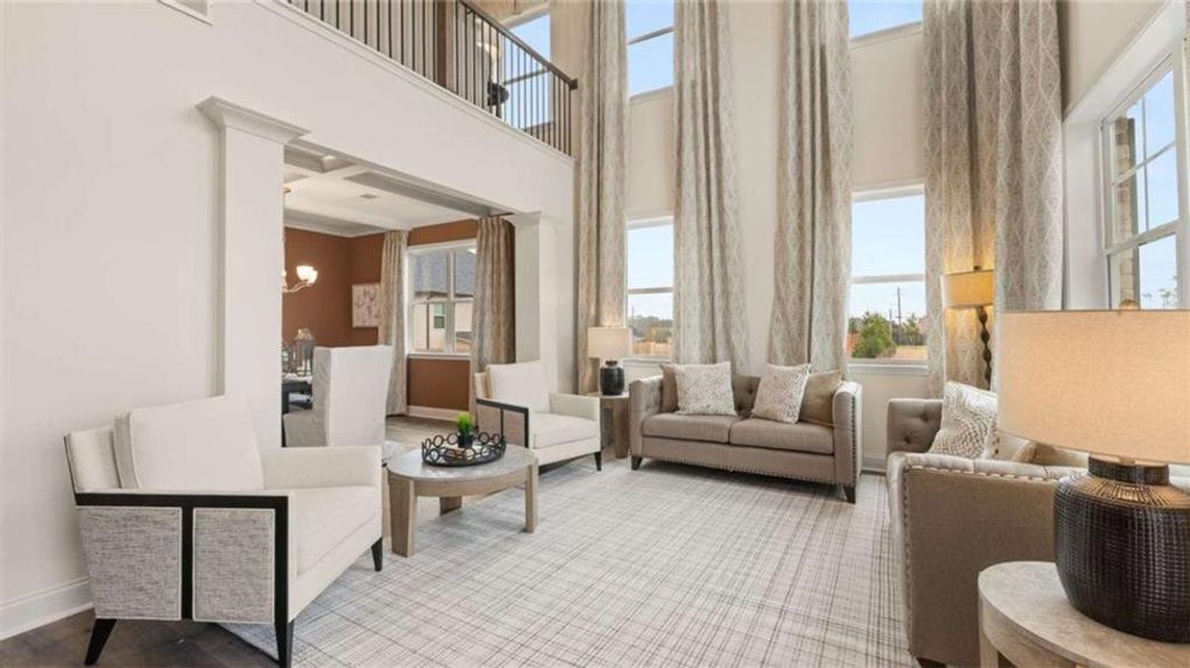 Furnished interior view inside a new home in The Gates at Pates Creek, Hampton (Image 52).