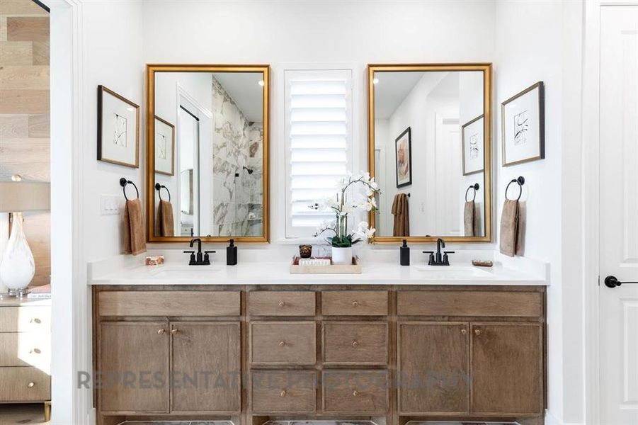 Furnished interior view inside a new home in Ridge Crossing, Waxahachie (Image 34).