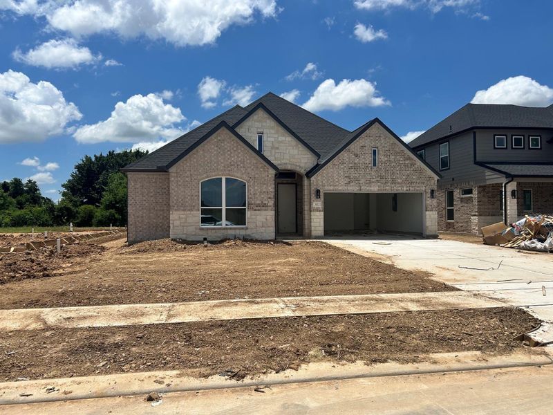 In-progress construction of a new home in Morton Creek Ranch, Katy, TX (Image 1). In-progress construction of a new home in Morton Creek Ranch, Katy, TX (Image 1).