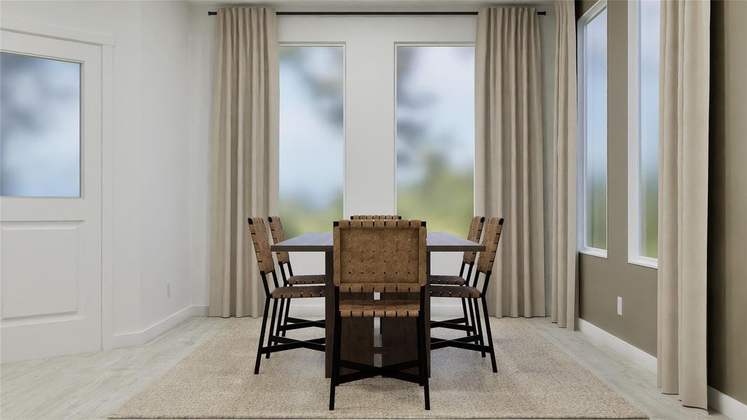 Furnished interior view inside a new home in Woodfield Preserve, Georgetown (Image 17). Furnished interior view inside a new home in Woodfield Preserve, Georgetown (Image 17).