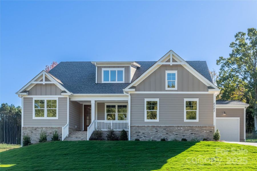 Front exterior of a new home in , Sherrills Ford, NC, highlighting curb appeal (Image 2). Front exterior of a new home in , Sherrills Ford, NC, highlighting curb appeal (Image 2).