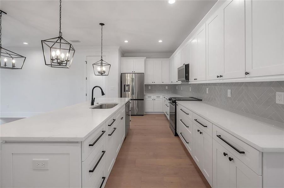 Furnished interior view inside a new home in , Tampa (Image 9).
