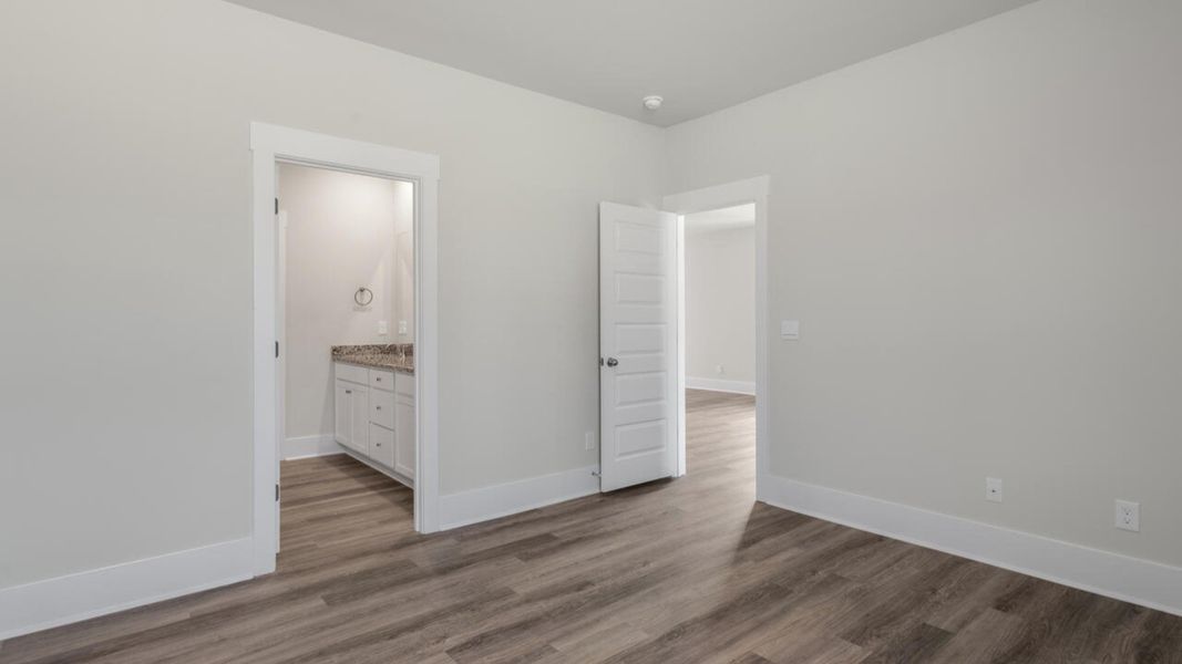 Representative unfurnished interior of a home built from the WREN by D.R. Horton in Indigo Preserve, Leland (Image 22). Representative unfurnished interior of a home built from the WREN by D.R. Horton in Indigo Preserve, Leland (Image 22).