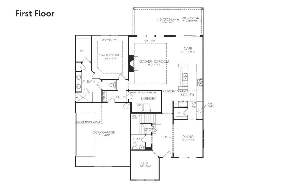 2D floor plan layout for the Monroe by John Wieland in Iverly, Canton, GA (Image 3). 2D floor plan layout for the Monroe by John Wieland in Iverly, Canton, GA (Image 3).