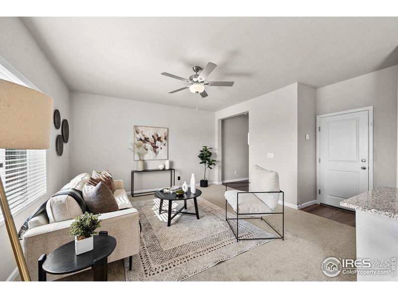 Furnished interior view inside a new home in Hidden Creek, Frederick (Image 14).