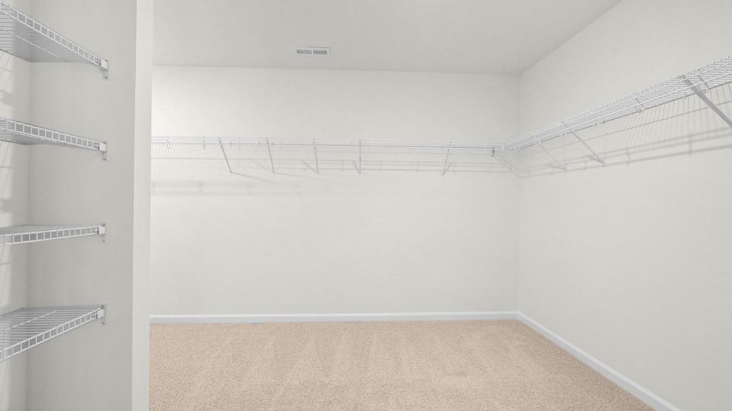 Representative unfurnished interior of a home built from the Wylie by D.R. Horton in The Grove at Winston Pointe, Clayton (Image 16). Representative unfurnished interior of a home built from the Wylie by D.R. Horton in The Grove at Winston Pointe, Clayton (Image 16).