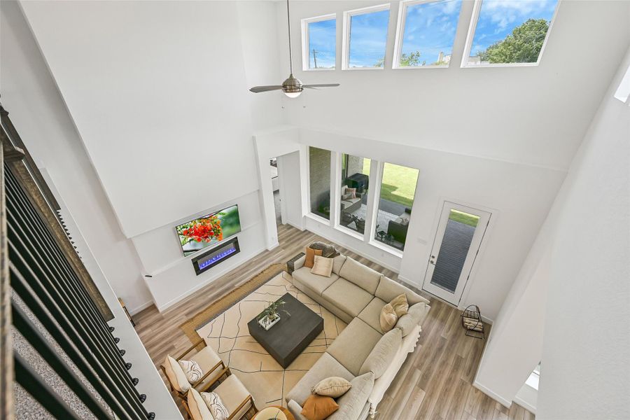 Furnished interior view inside a new home in Avalon at Friendswood, Friendswood (Image 17).