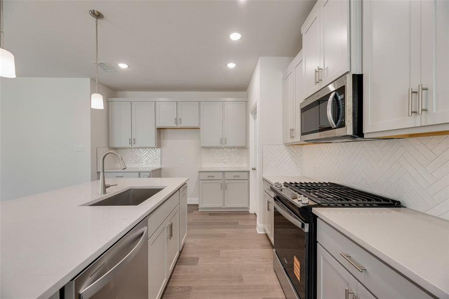Furnished interior view inside a new home in Spiritas Ranch, Little Elm (Image 9).