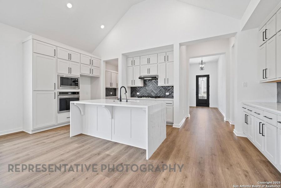 Furnished interior view inside a new home in The Crossvine, Schertz (Image 6). Furnished interior view inside a new home in The Crossvine, Schertz (Image 6).