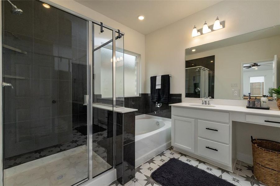 Furnished interior view inside a new home in The Preserve Estates, Northlake (Image 23).