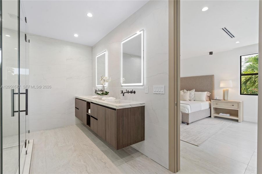 Furnished interior view inside a new home in , Fort Lauderdale (Image 16). Furnished interior view inside a new home in , Fort Lauderdale (Image 16).
