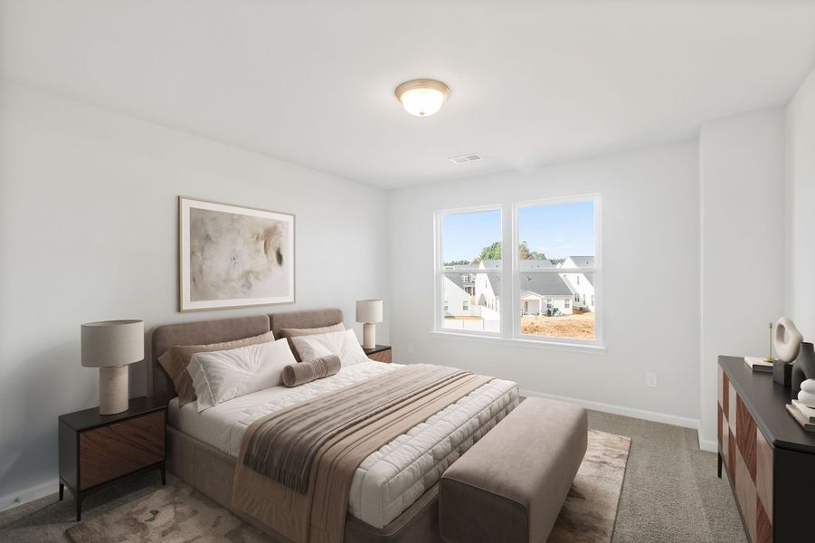 Representative furnished interior of a home built from the The Shiloh II by Stanley Martin Homes in Clairmont, Charlotte (Image 11).
