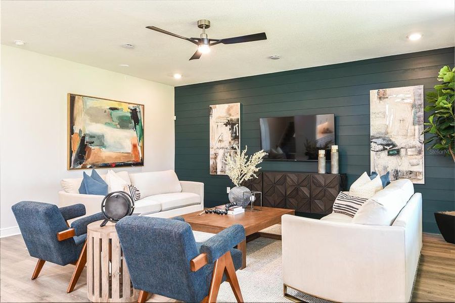 Furnished interior view inside a new home in Vintner Reserve, Clermont (Image 10).