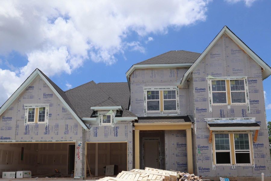 In-progress construction of a new home in Sienna - Parkview Collection, Missouri City, TX (Image 6). In-progress construction of a new home in Sienna - Parkview Collection, Missouri City, TX (Image 6).