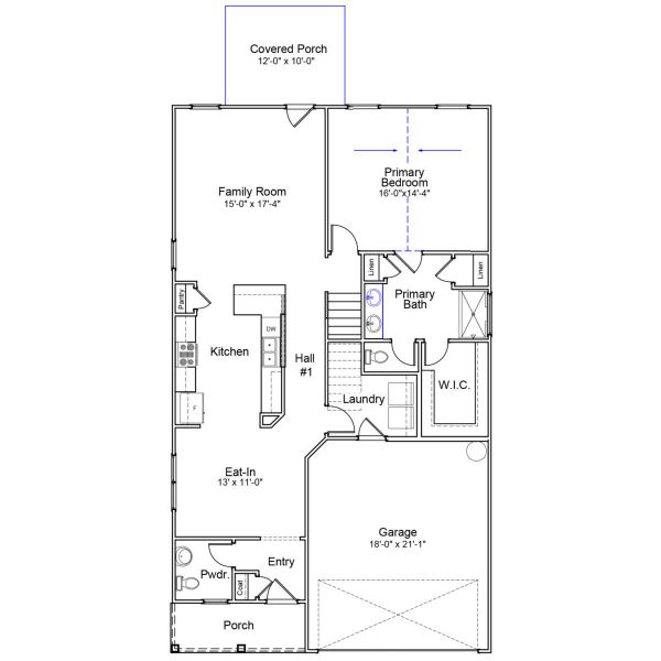 2D floor plan layout of this home in Wingate, Inman, SC (Image 3). 2D floor plan layout of this home in Wingate, Inman, SC (Image 3).