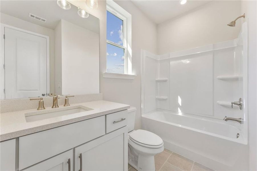 Furnished interior view inside a new home in Melody Lakeside Estates, Buford (Image 4). Furnished interior view inside a new home in Melody Lakeside Estates, Buford (Image 4).