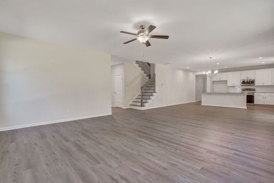 Representative unfurnished interior of a home built from the The Stonecrest by Smith Family Homes in Ramsey Landing, Rincon (Image 24).