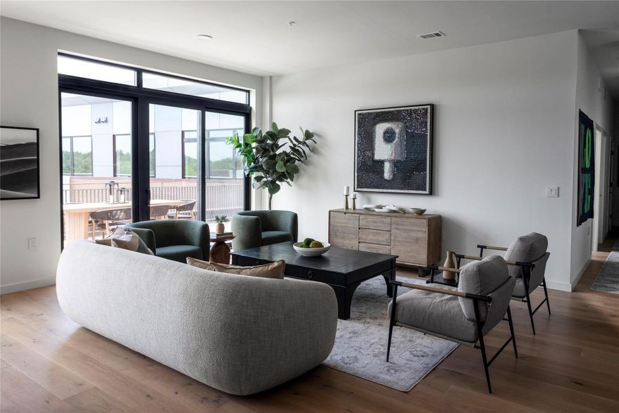 Furnished interior view inside a new home in , Austin (Image 9).